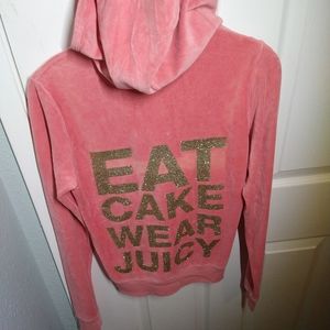 Juicy Couture velour zip up